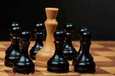 Siyah ve Beyaz Kral ve Satranç Şövalyesi