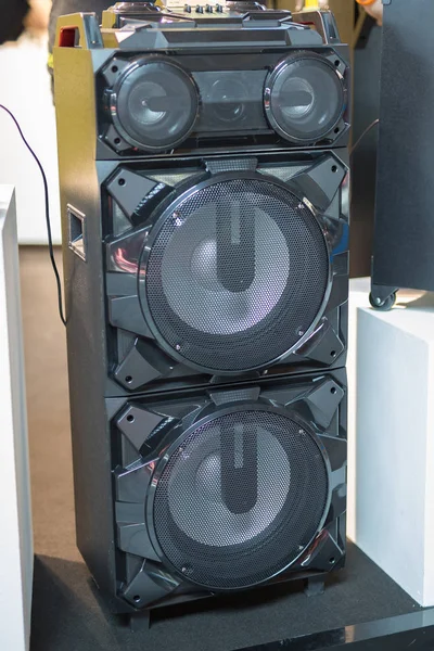 Equipo Música Audio Tecnología Altavoces Del Sistema Sonido —  Fotos de Stock