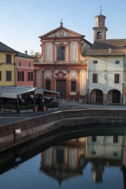 Santa Maria dell Assunta Fontanellato Oratory, Parma, İtalya