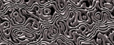 soyut duvar kağıdı, metalik dalgalı doku arkaplanı