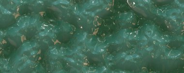 soyut arkaplan çizimi, dalgalı yeşil sıvı