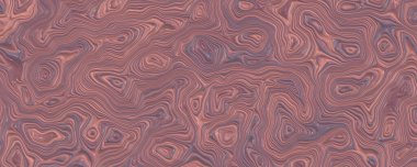 Soyut dalgalı yağlı boya tablosu