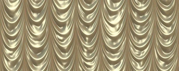Abstract Digital Wallpaper Shiny Gold Curtains — Stock Photo, Image