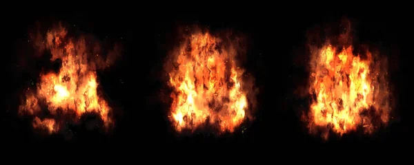 Abstrakcyjna Cyfrowa Tapeta Płonący Ogień Tekstury — Zdjęcie stockowe