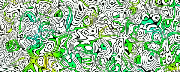 Abstrakcyjna Cyfrowa Tapeta Psychodeliczna Zielona Tekstura — Zdjęcie stockowe