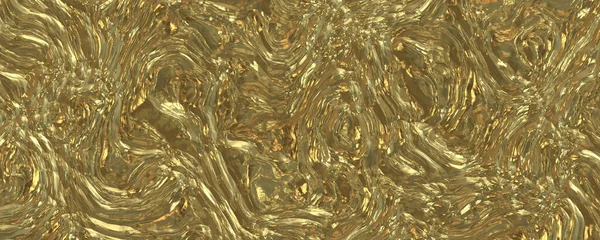 Abstract background illustration, golden liquid 