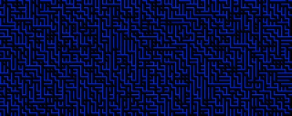 Elvont Kék Labirintus Textúra Háttér Másolás Tér — Stock Fotó