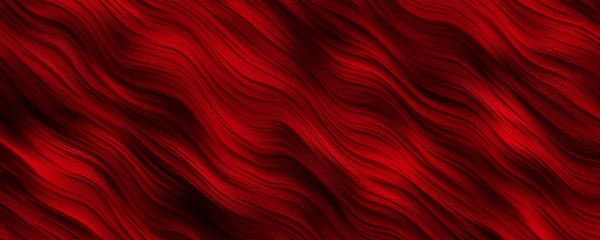 Red Abstract Flowing Texture Background Wavy Red Hair Background — ストック写真
