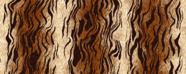 Papier Peint Abstrait Texture Fourrure Tigre — Photo
