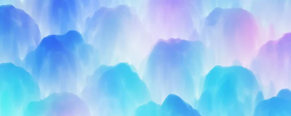 抽象的なデジタル背景水彩画青の山の背景 — ストック写真