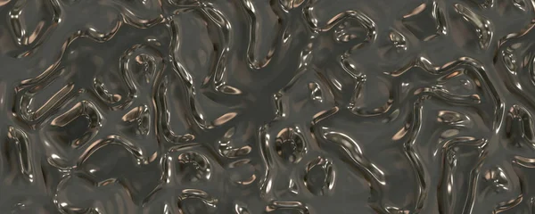 Glänzend Metallische Flüssige Textur Hintergrund — Stockfoto