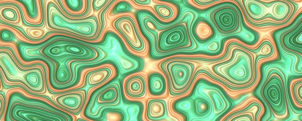 Astratto Sfondo Illustrazione Digitale Corallo Verde Liquido Modello — Foto Stock