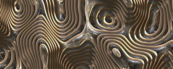 soyut dijital duvar kağıdı, dalgalı metalik doku