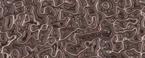 Wavy Abstract Chocolate Texture Background — Stock Photo, Image