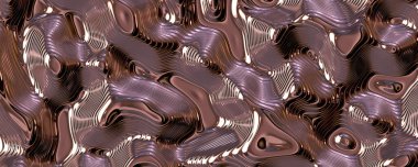 soyut duvar kağıdı, dalgalı metalik doku arkaplanı