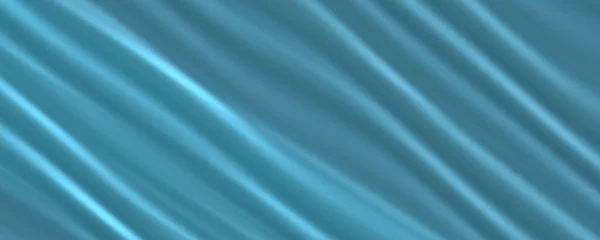 Sfondo Ondulato Seta Morbida Blu — Foto Stock