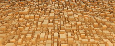 Altın blok iş geçmişi kalabalığı