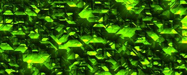 soyut geometrik parlayan kireç kristal cam arka plan