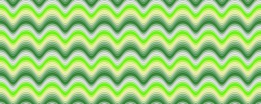 kireç yeşili, kusursuz dalgalı desen