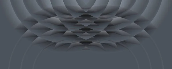 Grauer Futuristischer Abstrakter Symmetrie Hintergrund — Stockfoto