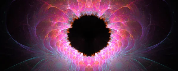粉红能量抽象孔的背景 — 图库照片