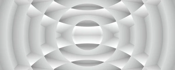 Білий Круглий Логотип Шаблону Фону — стокове фото