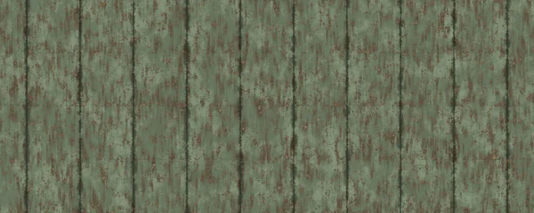 Material Verde Oxidado Viejo Metal Pared Panel Textura Fondo — Foto de Stock