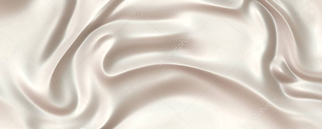 White drapery texture background