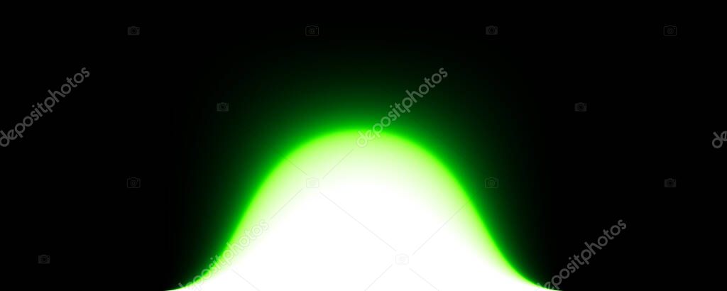 glowing lime green background