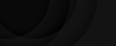 Lüks stil siyah pankart arkaplanı