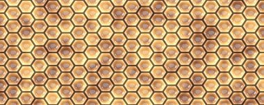 3D malzeme altıgen dijital bal peteği arkaplanı