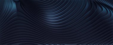 3d dalgalı siyah çizgiler arkaplan