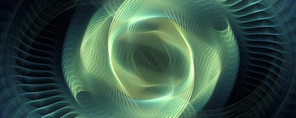 Abstract energy fields spread into space