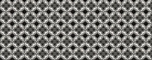 Naadloze Abstracte Geometrische Bloemenpatroon Achtergrond — Stockfoto