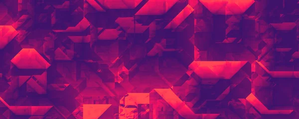 futuristic pink geometric motion graphics background