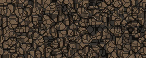 Materiaal Bronzen Mechanisme Circuit Textuur Achtergrond — Stockfoto