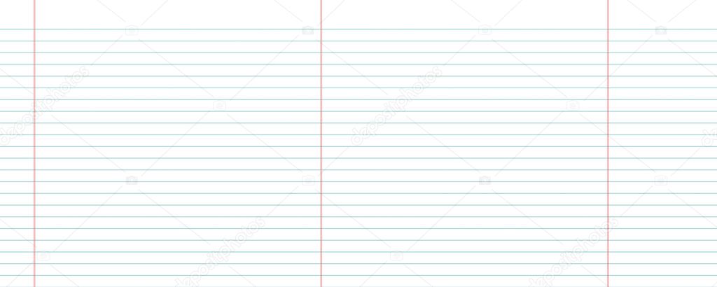 white blank notebook sheet of paper texture