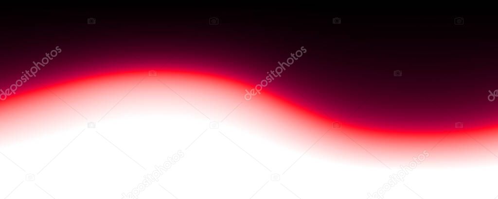 wavy black red white glowing background