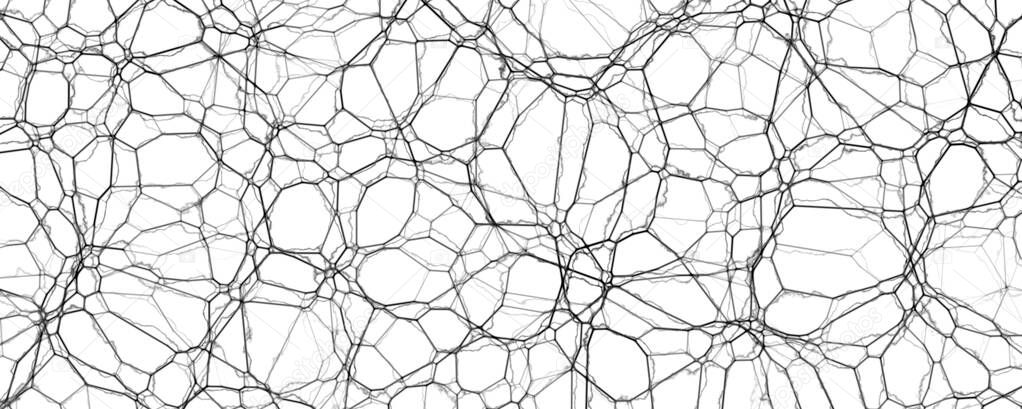2d illustration abstract white net background 