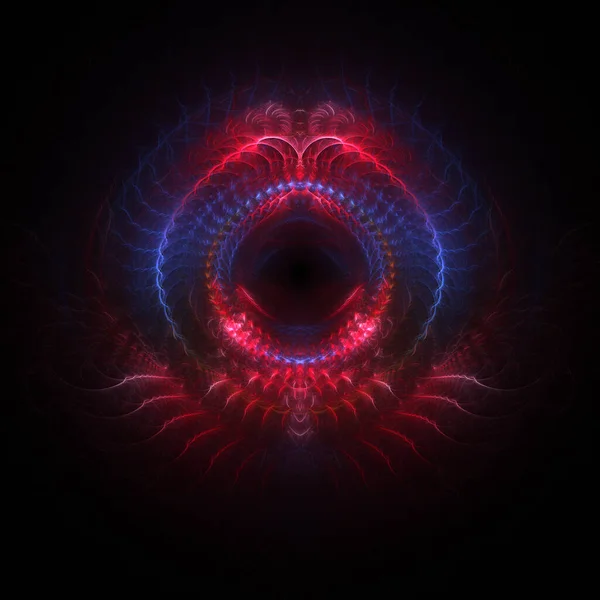 Kırmızı Mavi Spiral Çerçeve Arkaplanı — Stok fotoğraf