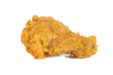 Tavuk kanatları beyaz arka plan üzerinde sopa