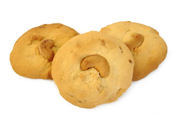 Zelfgemaakte Koekjes Met Cashewnoten — Stockfoto