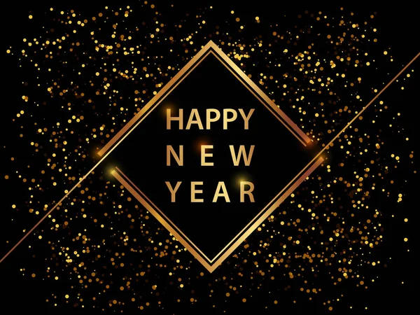 Altın renk değişiminde mutlu yıllar.