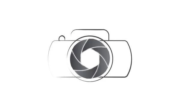 Camera Shutter Aperture Vector — Stock Vector