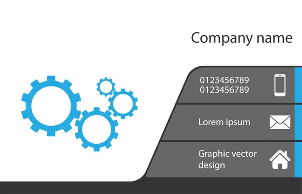 Kartvizit tasarım vektörü