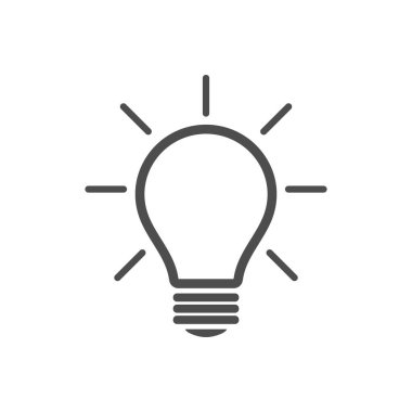 Fikir, ampul, eğitim vektörü