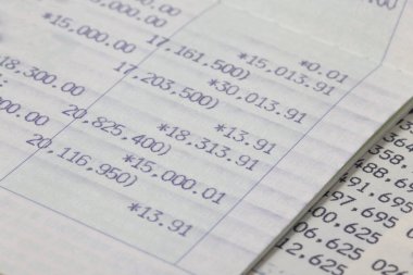 Tasarruf hesap defteri. Banka defteri