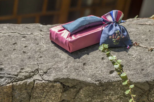 Корейська Традиційна Подарункова Упаковка Щасливим Пакетом — стокове фото