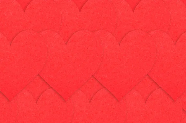 Terciopelo Corazón Rojo Para Fondo Abstracto — Foto de Stock