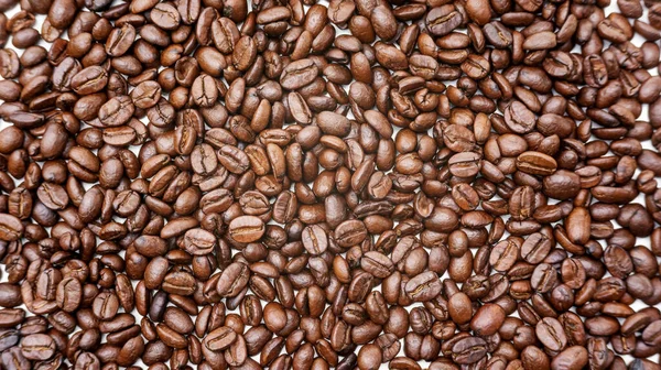 Koffiebonen Voor Een Achtergrond — Stockfoto